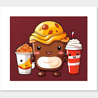 kawaii  junk food T-Shirt cute  funny Posters and Art